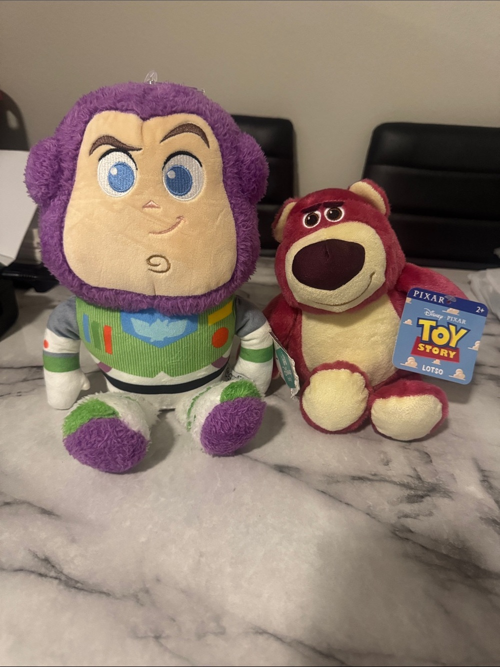 Disney Pixar Toy Story Buzz Lightyear & Lotso Plush Set with Tags